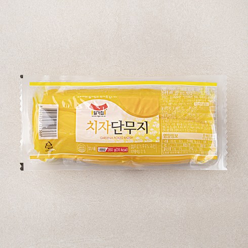 일가집단무지 - 일가집 치자 단무지, 350g, 1개