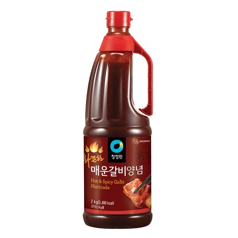 대상 청정원 화끈한 매운갈비양념, 1개, 2kg