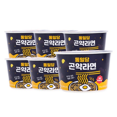 통밀당 곤약 라면 110g, 6개