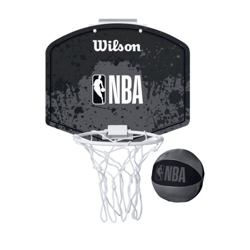 윌슨 NBA 미니 후프 농구골대 WTBA1302NBABL, 블랙 + 그레이