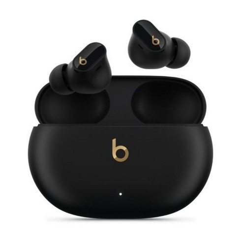 Apple 정품 Beats 스튜디오 버즈 +, 블랙 + 골드