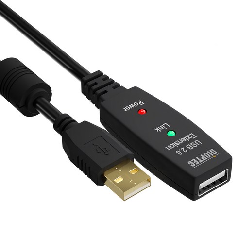 usb리피터 - 저스트링크 USB 2.0 리피터 연장케이블, 1개, 20m