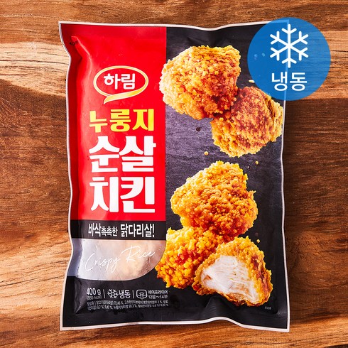 하림 누룽지 순살치킨 400gX6봉 - 하림 누룽지 순살치킨 (냉동), 400g, 1개