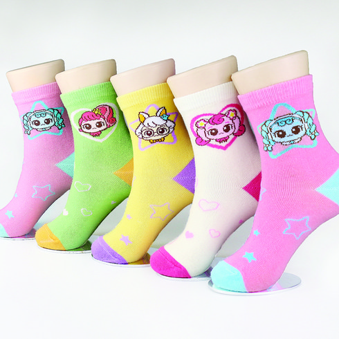 2023년 가성비 최고 신데렐라핏양말 - 캐치티니핑 여아용 중목 양말 5족 세트 CT-17