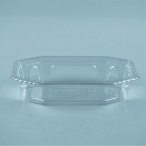 F108-3 팔각 과일 PET 용기 대 220 x 125 x 50 mm, 1000개