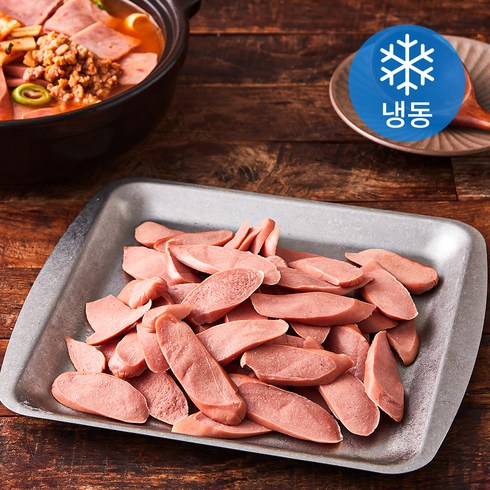 부대찌개소세지 - 땅스 세절 프랑크 팩 (냉동), 1kg, 1개