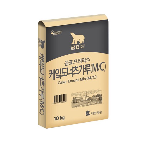 도넛가루 - 곰표 케잌 도너츠 가루 M/C, 10kg, 1개