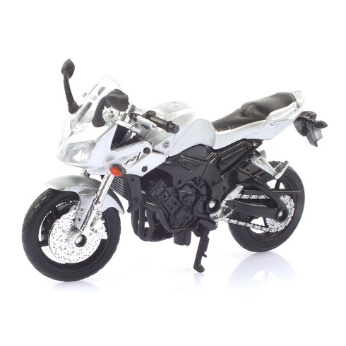 MOTORMAX 1:18 레프리카 야마하 FZ-1 오토바이 모형 MTX019053SI, 실버