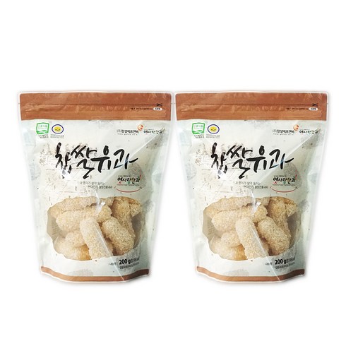 담양 전통한과 찹쌀유과, 200g, 1세트