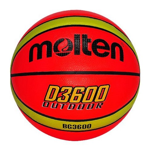 몰텐 형광 농구공 B6D3600, 1세트