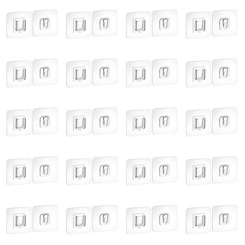 구디푸디 다용도 스티커 홀더, 20개, 투명