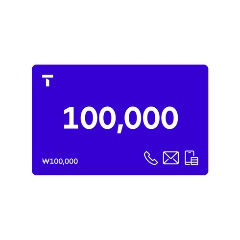 t데이터쿠폰 - [전국] [SK텔레콤]T 쿠폰 100000 (음성/문자)