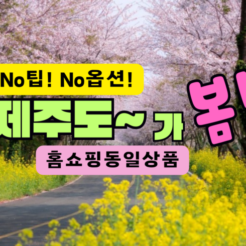 [제주도2박3일패키지] 5. 노팁+노옵션  반값이하 초특가 제주도2박3일 패키지[항공+호텔+버스관광 올~포함]