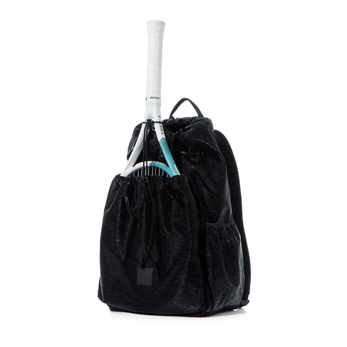 러브포티테니스가방 - 러브포티 테니스가방 LOVEFORTY GLOSSY RACKET BACKPACK BLACK, 블랙, 1개