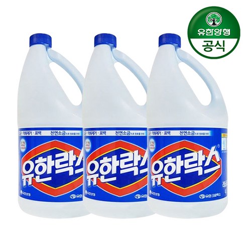 유한락스레귤러 - 유한락스 레귤러, 4L, 3개