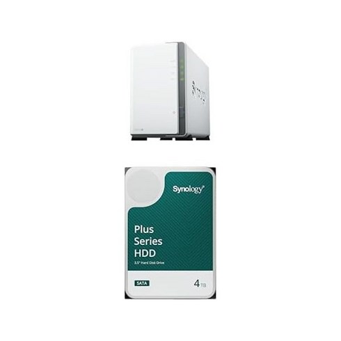 Synology 2 Bay DiskStation DS223j 2xHAT3300 4T 포함