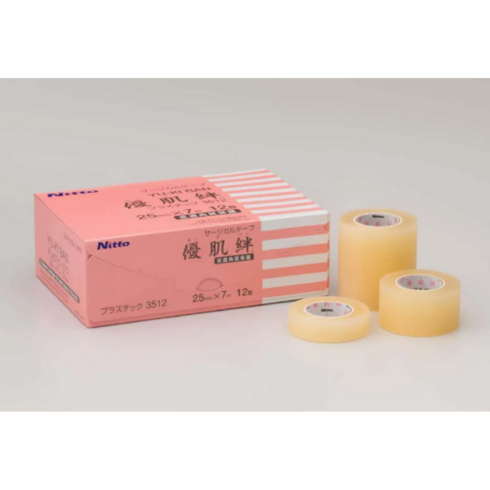 유키반 속눈썹 테이프 투명 타입 24개입 (12mm 7m) 3511, 1개, 플라스틱