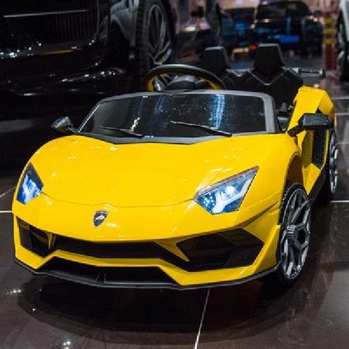 람보르기니 어른용 유아용 어린이용 전기자동차 4륜 원격제어 장난감 충전식 유모차 전동차, 전기 구동, 9. 리모콘+스윙+가죽시트+배터리+블루투스