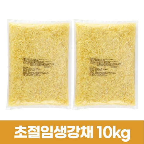 대성푸드 초절임생강채 10KG(1박스)-업소용, 1박스, 10kg