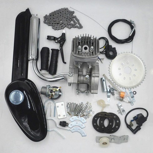 엔진11스프린터 - 80cc 2 스트로크 오토바이 자전거 가스 엔진 모터 키트 DIY mtb mountian bike road Bicycle 용 저소음 저 진동 사용, 1세트