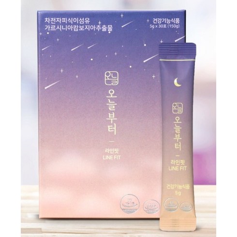 오늘부터 다이어트보조제 탄수화물 가르시니아 차전자피 효소, 5g, 30포, 1개
