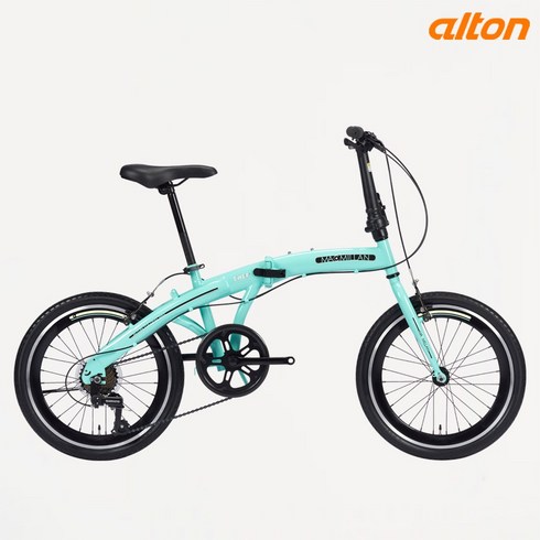 2023년 가성비 최고 알톤미니벨로 - 2021 알톤 접이식 미니벨로 자전거 맥밀란S 20인치, 민트