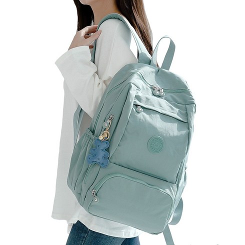 여자백팩 - 루루백 여성용 hood 가벼운 방수 여행 노트북 백팩