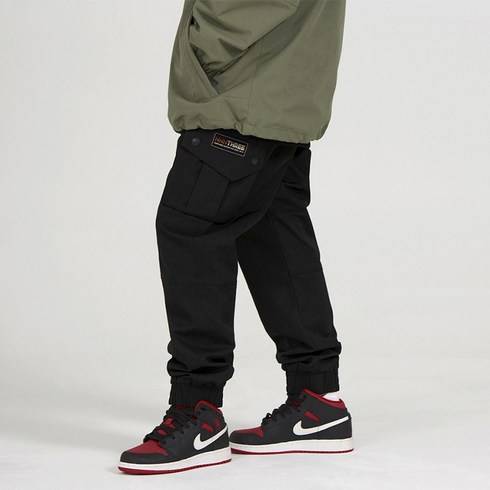 2023년 가성비 최고 엔쓰리조거팬츠 - 엔쓰리 2324 NNN NJ23 CAGO JOGGER PANTS BLACK 스노우 보드복 조거 팬츠
