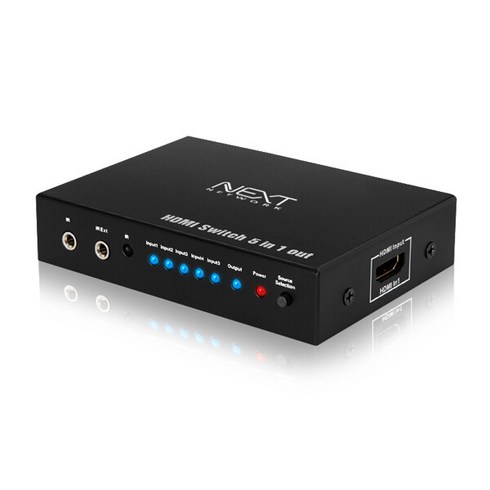 [NEXT] UHD HDMI2.0 5대1 모니터선택기 스위치 NEXT-405SW4K60, 단품