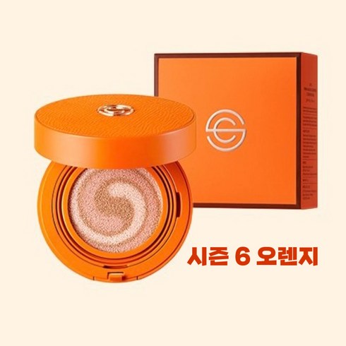 DPC 핑크 아우라 쿠션 파운데이션 에스에이 오렌지 본품, 23호 핑크 바닐라, 1개