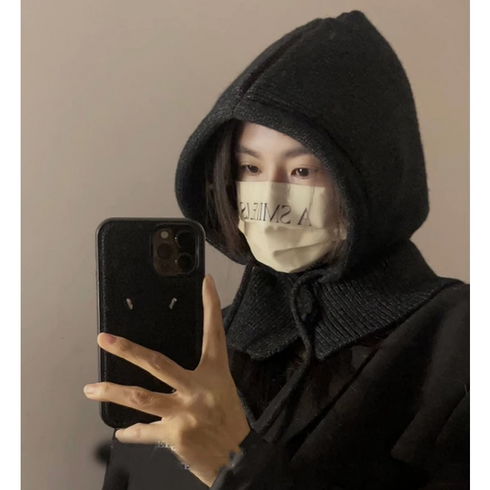 앤시오 방한 바라클라바 니트 넥워머
