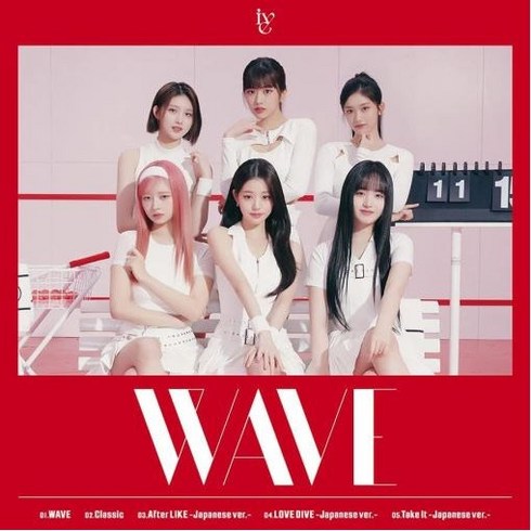 [특전포함] 아이브 (IVE) JAPAN 1st EP WAVE 웨이브 쥬얼 통상반 앨범CD 연예인굿즈