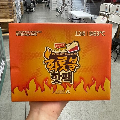 2023년 가성비 최고 화롯불핫팩 - 프리미엄 화롯불 파스형 핫팩 40g x 30P, 단품