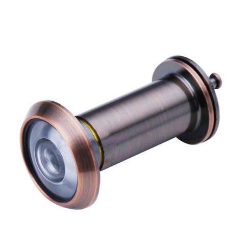 숨겨진 보안 도어 뷰어 개인 정보 보호 커버 광학 유리 렌즈가있는 정문을위한 숨겨진 보안 문, Red, 1개