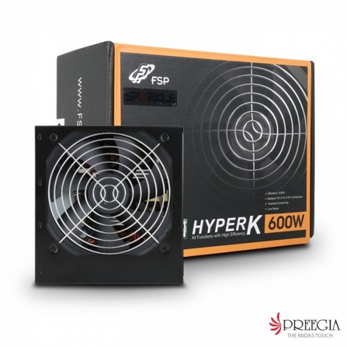 FSP HYPER K 600W 80PLUS Standard 230V EU 컴퓨터파워