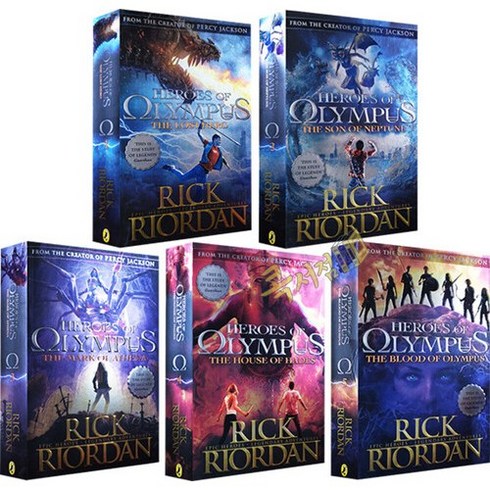 [콕서점] 퍼시잭슨 후속 5권 세트 올림포스의 영웅들 영어원서 Heroes of Olympus 음원제공, 올림포스의 영웅들 (5권 세트)