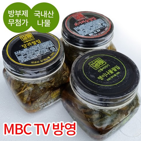 오가피순 - 자연바라기 명이나물 오가피순 당귀잎 장아찌 절임 350g~1kg 선물세트 반찬 밑반찬 짱아찌, 당귀잎 절임, PET 500g