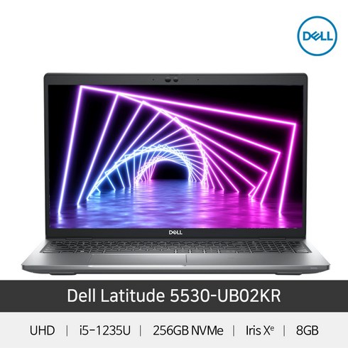 DELL 래티튜드 5530-UB02KR 델 노트북 가정용 사무용PC 기업 업무 인강 휴대용 보안 저렴한 대학생 가성비 노트북 4K UHD, Ubuntu, 8GB, 256GB, 실버