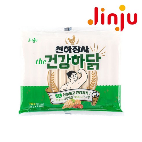 진주햄 천하장사 더 건강하닭 소시지, 1개, 700g