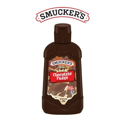 허쉬초코쉘 - Smucker's 스머커즈 매직쉘 초콜릿 퍼지 초코 시럽 토핑, 1개, 205.5g