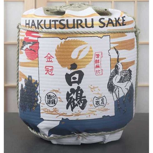 월계관사케 - 일본 이자카야소품 대형 술통 사케 인테리어 장식, 3. 월계관 (43x43cm), 1개