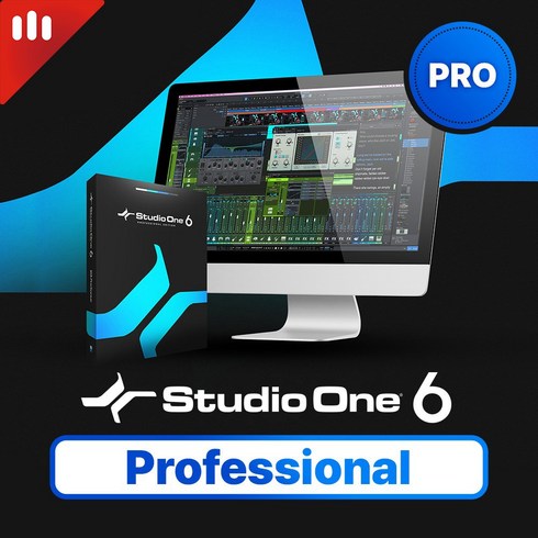 스튜디오원 - 프리소너스 스튜디오 원 6 프로페셔널 PreSonus Studio One 6 Professional, 1개