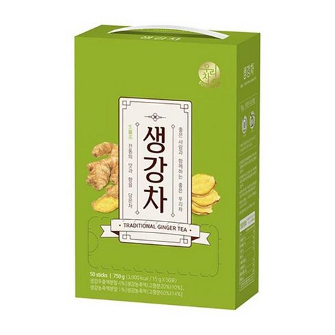 송원 허니생강차 50T, 15g, 50개, 1개