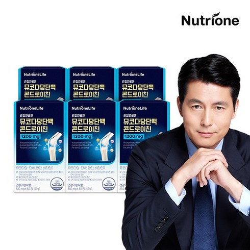 관절연골엔 뮤코다당단백 콘드로이친1200 6박스6개월분, 없음