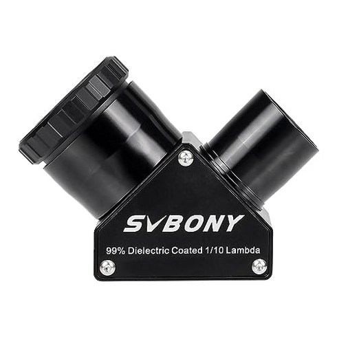 svbonysv202 - SVBONY SV223 99% (1.25 천정 프리즘 90도 클릭 잠금 고유전 방지 천정 미러 필터 스레드 매트 양털