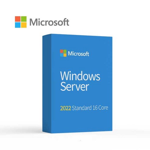 MS인증점 Windows Server 2022 Standard 16Core License Pack(기업용/ 영구/ CSP) 윈도우 서버