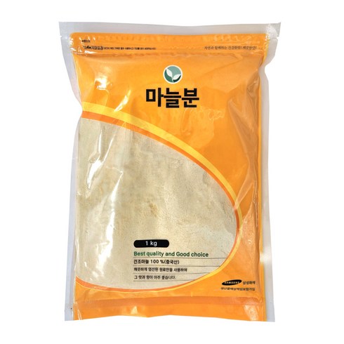 마늘가루 - 한식품 마늘가루(100%), 1kg, 2개