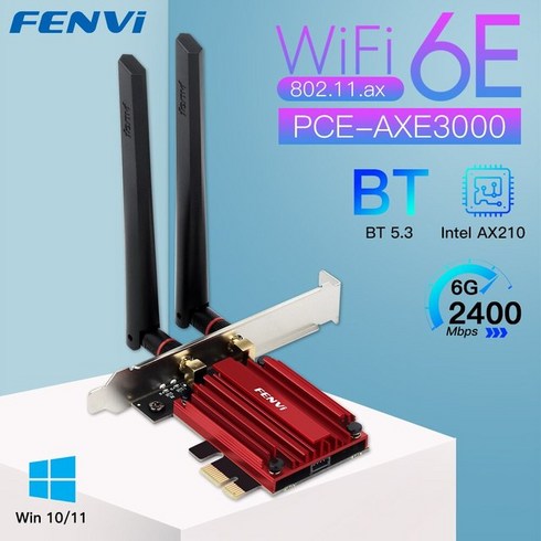 FENVI 와이파이 증폭기 - FENVI WiFi 6E AX210 intel 무선 어댑터, [01] WiFi 6E PCE AXE3000, 01 WiFi 6E PCE-AXE3000, WiFi 6E PCE AXE3000