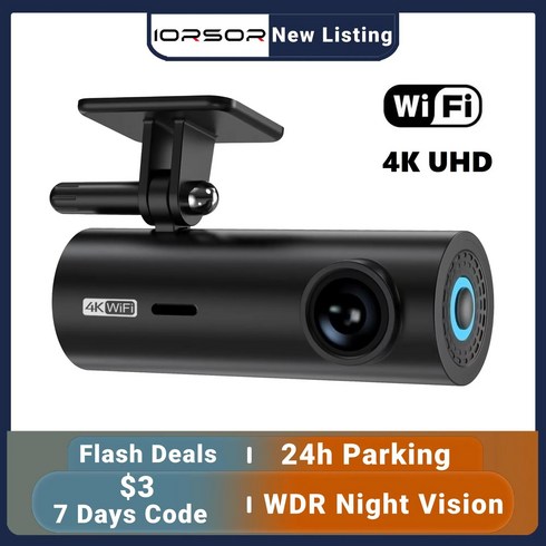 lf10 4k - 차량용 대시캠 4K 미니 카메라 와이파이 대시캠 24 시간 주차 모니터 Dvr Para Coche, 7.LF10 Dash Cam Kit - 64G Card