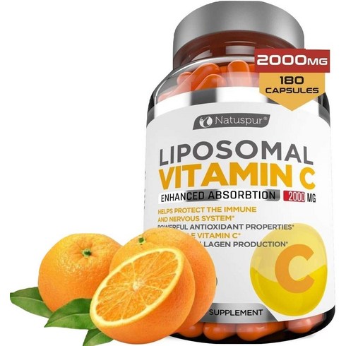프리미엄 리포좀 비타민C 121개월분 - 프리미엄 리포좀비타민C 2000mg 180캡슐, 180정, 1개